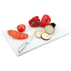 Image PLANCHE À DÉCOUPER  45x30x2 CM BLANC HDPE (1 UNITÉ) #1