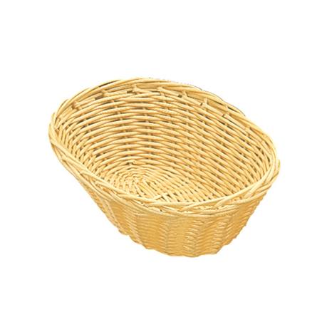 Image CORBEILLES SIMILAIRE OSIER OVALES  17,8x13x5 CM NATUREL PP (12 UNITÉ) #1