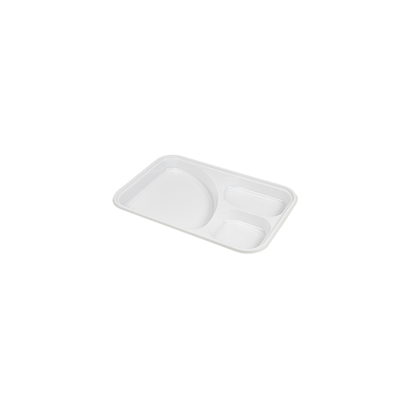 PLATEAUX REPAS EMPORTER, 3 COMP. 31,5x21 CM BLANC PS (400 UNITÉ) PLATEAUX REPAS EMPORTER, 3 COMP. 31,5x21 CM BLANC PS (400 UNITÉ)