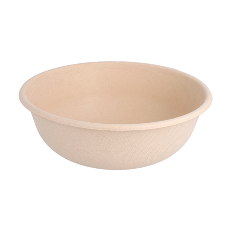 Image SALADIERS 'BIONIC' 750 ML Ø 17x6,1 CM NATUREL BAGASSE (500 UNITÉ) #1