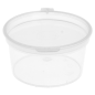 Image PETITS POTS + COUVERCLE INCLUS 30 ML Ø5/4x2.7 CM TRANSPARENT PP (1000 UNITÉ) #1