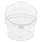 Image PETITS POTS + COUVERCLE INCLUS 30 ML Ø5/4x2.7 CM TRANSPARENT PP (1000 UNITÉ) #3
