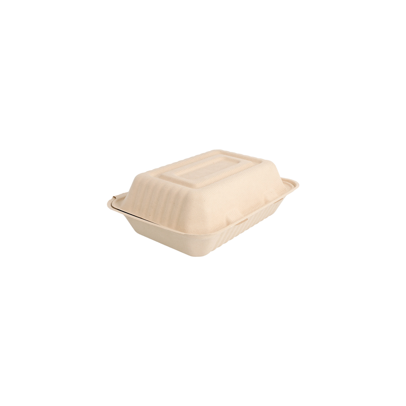 COQUILLES 'BIONIC' 1 L 16,5x22,5x6,4 CM NATUREL BAGASSE (200 UNITÉ) COQUILLES 'BIONIC' 1 L 16,5x22,5x6,4 CM NATUREL BAGASSE (200 UNITÉ)