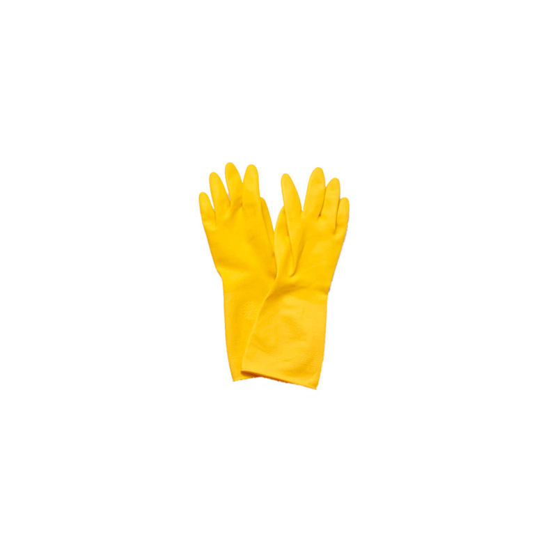 GANTS  SIZE: L JAUNE LATEX (24 UNITÉ)