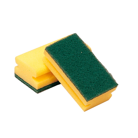 Image ÉPONGES PROTÉGE ONGLE ABRASIF SUPER 96  15x8x4,5 CM VERT FIBRE (12 UNITÉ) #1