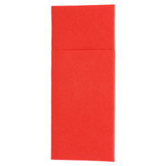 SERVIETTES "CANGURITO"  55 G/M2 33x40 CM ROUGE AIRLAID (700 UNITÉ)