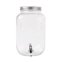 DISTRIBUTEUR DE BOISSONS 'WAKI GLASS' 8 L Ø 19,5x31 CM TRANSPARENT VERRE (1 UNITÉ)