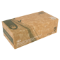 Image 150 U. MOUCHOIRS 2 PLIS  21x21 CM NATUREL OUATE RECYCLÉE (1 UNITÉ) #2