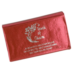 Image SAVONNETTES 'TOUCH OF CHARM' 8 G 5,3x3 CM BLANC (1000 UNITÉ) #1