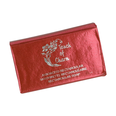 Image SAVONNETTES 'TOUCH OF CHARM' 8 G 5,3x3 CM BLANC (1000 UNITÉ) #1