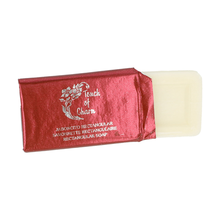 SAVONNETTES 'TOUCH OF CHARM' 8 G 5,3x3 CM BLANC (1000 UNITÉ)