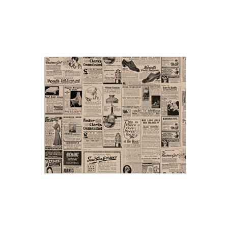 Image PAPIER INGRAISSABLES FAST FOOD 'TIMES' 34 G/M2 28x34 CM NATUREL PARCH.INGRAISSABLE (1000 UNITÉ) #1