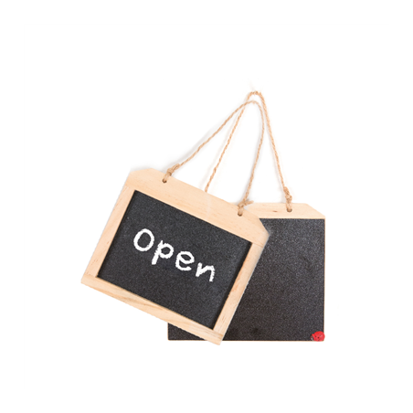 Image ARDOISES AVEC FICELLE  16x14x1,2 CM NOIR BOIS (1 UNITÉ) #1