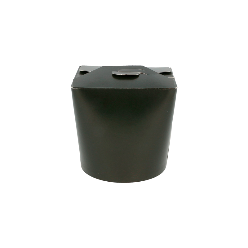 RÉCIPIENTS MULTIUSAGES MICRO-ONDABLES 960 ML 305 + 18 PE G/M2 Ø9x10,8 CM NOIR CARTON (50 UNITÉ)