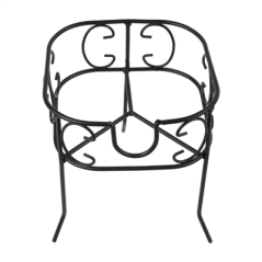 Image PIÉDESTAL POUR CODE 215.56  16,5x16,5x16,4 CM NOIR METAL (1 UNITÉ) #3