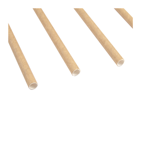 PAILLES DROITES 'PAPER'  Ø0,60x20 CM NATUREL KRAFT (3000 UNITÉ)