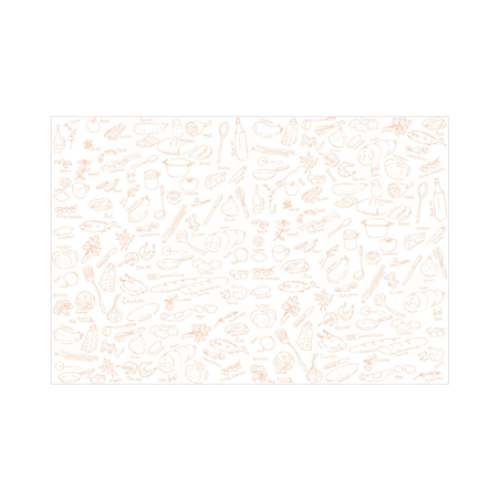 Image PAPIER ALIMENTAIRE INGRAISSABLE 'DELI' 35 G/M2 35x52 CM BLANC PARCH.INGRAISSABLE (500 UNITÉ) #1