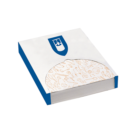 PAPIER ALIMENTAIRE INGRAISSABLE 'DELI' 35 G/M2 35x52 CM BLANC PARCH.INGRAISSABLE (500 UNITÉ)