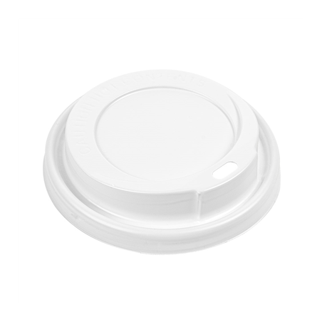 Image COUVERCLES HAUTS POUR GOBELETS 360/480 ML   BLANC PS (1000 UNITÉ) #1