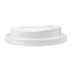 COUVERCLES HAUTS POUR GOBELETS 360/480 ML   BLANC PS (1000 UNITÉ)