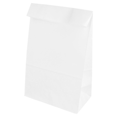 SACS SOS SANS ANSES  70 G/M2 14+8x24 CM BLANC CELLULOSE (1000 UNITÉ)