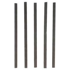 Image PAILLES DROITES COCKTAIL 'PAPER'  Ø0,60x14 CM NOIR PAPIER (3000 UNITÉ) #1