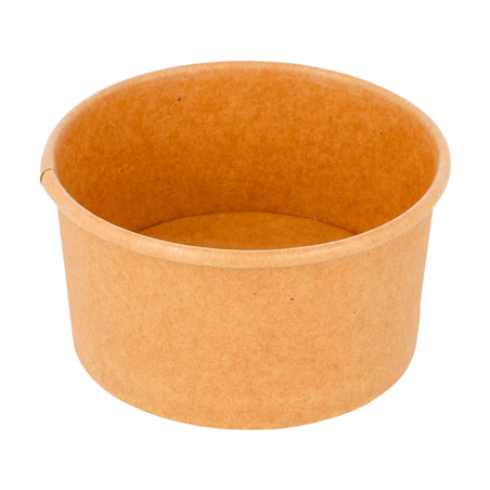 Image POTS À GLACES 90 ML 210 + 18 PE G/M2 Ø7,2x4 CM MARRON CARTON (2000 UNITÉ) #1