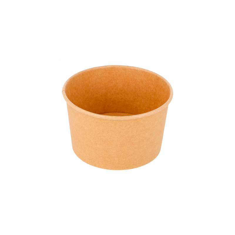 POTS À GLACES 240 ML 250 + 18 PE G/M2 Ø9,4x5,5 CM MARRON CARTON (2000 UNITÉ) POTS À GLACES 240 ML 250 + 18 PE G/M2 Ø9,4x5,5 CM MARRON CARTON (2000 UNITÉ)