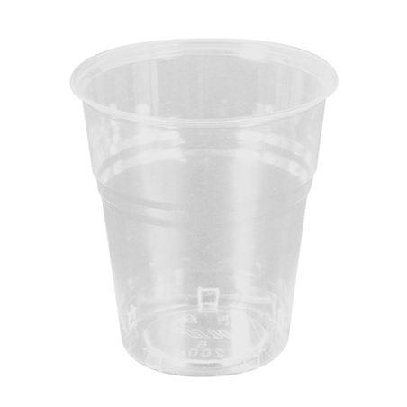 Image POTS COMPOSTABLES 200 ML Ø 7,85x8 CM TRANSPARENT PLA (1250 UNITÉ) #1