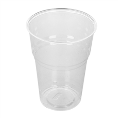 Image POTS COMPOSTABLES 400 ML Ø 8,5x11,2 CM TRANSPARENT PLA (1000 UNITÉ) #1