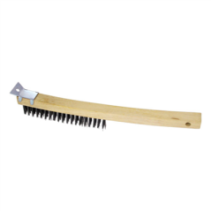 Image BROSSE AVEC RACLETTE  35,5x2,5x4,8 CM FIL METALLIQUE (1 UNITÉ) #1