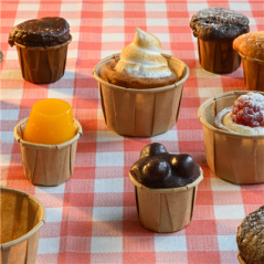 Image POTS TRAITEUR PAPIER PLISSÉ PFAS FREE 30 ML (1 oz) 80 G/M2 Ø4,4/3,1x2,8 CM NATUREL PARCH.INGRAISSABLE (250 UNITÉ) #4