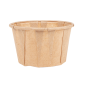 Image POTS TRAITEUR PAPIER PLISSÉ 60 ML 80 G/M2 Ø5,5/3,9x3,5 CM NATUREL PARCH.INGRAISSABLE (250 UNITÉ) #2