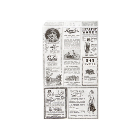 Image PAPIER INGRAISSABLES OUVERT 2 CÔTÉS CRÊPES&TACOS 'TIMES' 35 G/M2 13x22 CM BLANC PARCH.INGRAISSABLE (500 UNITÉ) #1