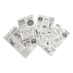 Image PAPIER INGRAISSABLES OUVERT 2 CÔTÉS CRÊPES&TACOS 'TIMES' 35 G/M2 13x22 CM BLANC PARCH.INGRAISSABLE (500 UNITÉ) #3