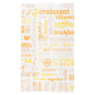Image SACHETS CROISSANTS 'PAROLE' 33 G/M2 14+7x22 CM BLANC CELLULOSE (500 UNITÉ) #1
