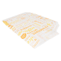Image SACHETS CROISSANTS 'PAROLE' 33 G/M2 14+7x22 CM BLANC CELLULOSE (500 UNITÉ) #2