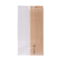 Image SACHETS POUR SANDWICHES AVEC FENÊTRE ECO 'CORNER WINDOW' 40 G/M2 14+8x26 CM NATUREL PARCH.INGRAISSABLE (250 UNITÉ) #1