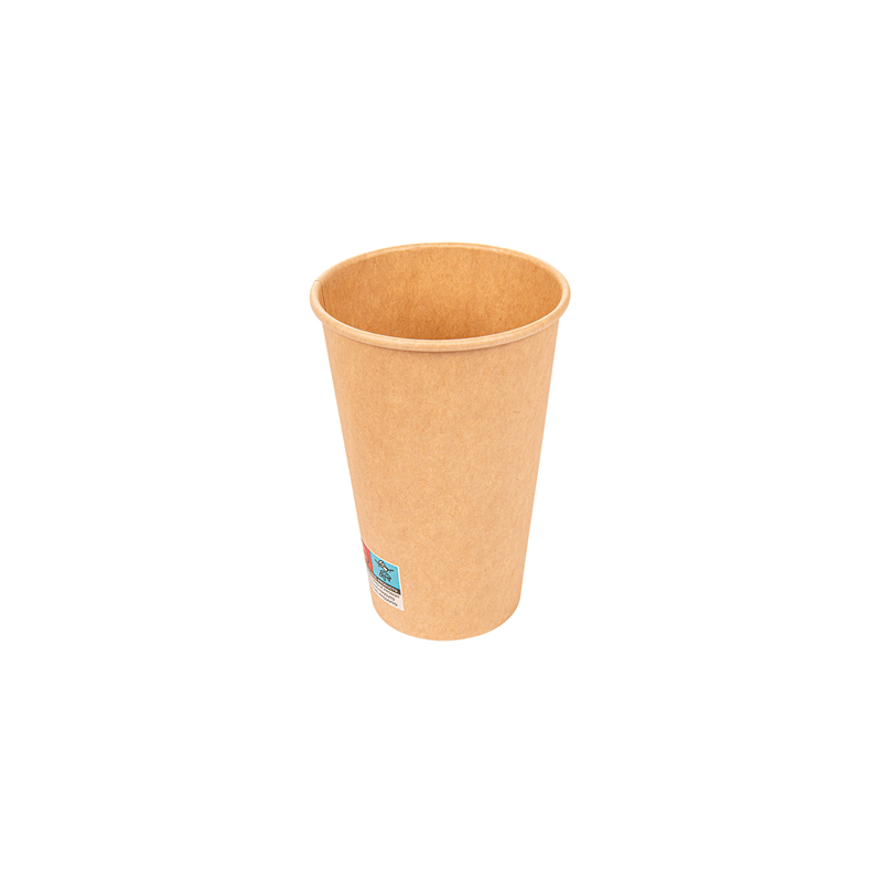GOBELETS BOISSONS CHAUDES 1 PAROI 480 ML 300 + 18 PE G/M2 Ø9/6x13,2 CM MARRON CARTON (1000 UNITÉ) GOBELETS BOISSONS CHAUDES 1 PAROI 480 ML 300 + 18 PE G/M2 Ø9/6x13,2 CM MARRON CARTON (1000 UNITÉ)