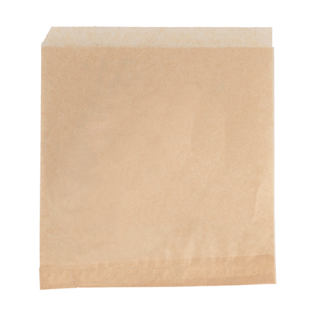 Image PAPIER INGRAISSABLES OUVERT 2 CÔTÉS FAST FOOD  34 G/M2 16x16,5 CM NATUREL PARCH.INGRAISSABLE (500 UNITÉ) #1