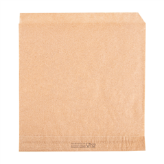 PAPIER INGRAISSABLES OUVERT 2 CÔTÉS FAST FOOD  34 G/M2 16x16,5 CM NATUREL PARCH.INGRAISSABLE (500 UNITÉ)