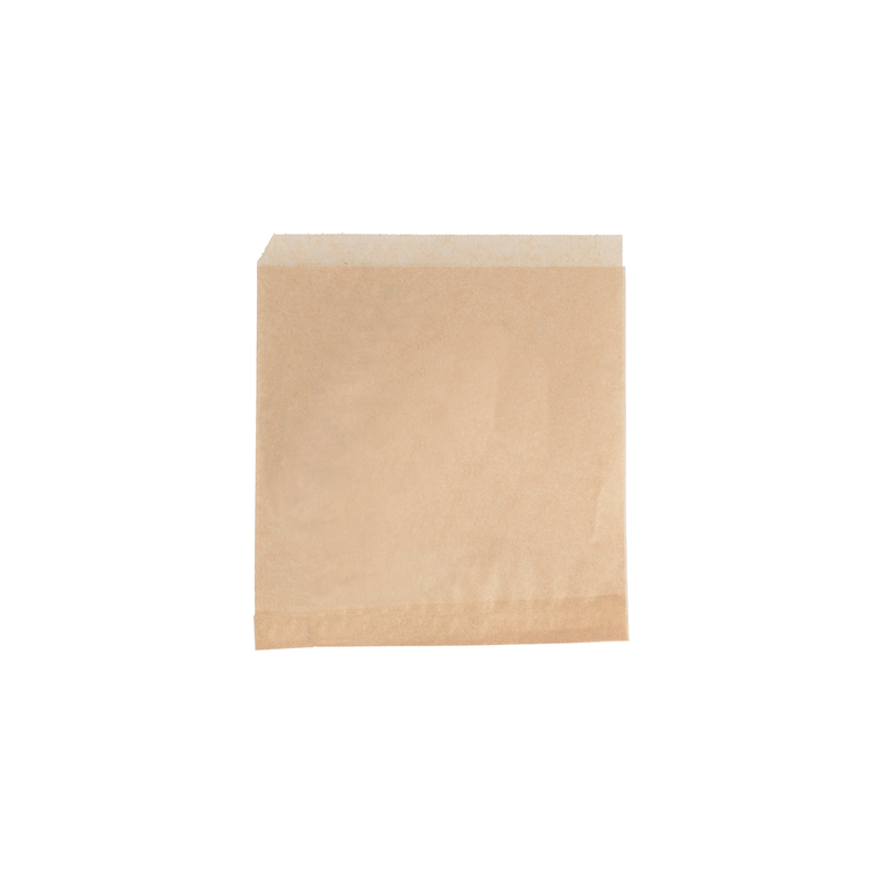 PAPIER INGRAISSABLES OUVERT 2 CÔTÉS FAST FOOD  34 G/M2 17x18 CM NATUREL PARCH.INGRAISSABLE (500 UNITÉ)