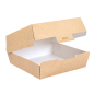 BOÎTES HAMBURGER 'THEPACK' 220 G/M2 17,6x16,8x7,8 CM (XL WIDER) NATUREL CARTON ONDULÉ NANO-MICRO (300 UNITÉ) Image BOÎTES HAMBURGER 'THEPACK' 220 G/M2 17,6x16,8x7,8 CM (XL WIDER) NATUREL CARTON ONDULÉ NANO-MICRO (300 UNITÉ) #2