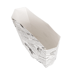 Image BOÎTES À FRITES JUMBO 'THEPACK TIMES' 165 G 230 G/M2 13,5x8,5x16 CM BLANC CARTON ONDULÉ NANO-MICRO (1200 UNITÉ) #4