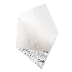 Image CORNETS FRITES 'THEPACK TIMES' 250 G 230 G/M2 15,7x26,8 CM BLANC CARTON ONDULÉ NANO-MICRO (1200 UNITÉ) #4