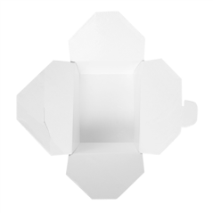 Image BOÎTES AMÉRICAINES MICRO-ONDABLES 'THEPACK' 780 ML 230 + 12PP G/M2 11,3x9x6,3 CM NOIR CARTON ONDULÉ NANO-MICRO (500 UNITÉ)