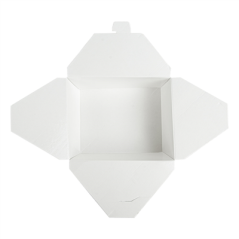 Image BOÎTES AMÉRICAINES MICRO-ONDABLES 'THEPACK' 1350 ML 230 + 12PP G/M2 15,2x12,1x6,5 CM NOIR CARTON ONDULÉ NANO-MICRO (300 UN