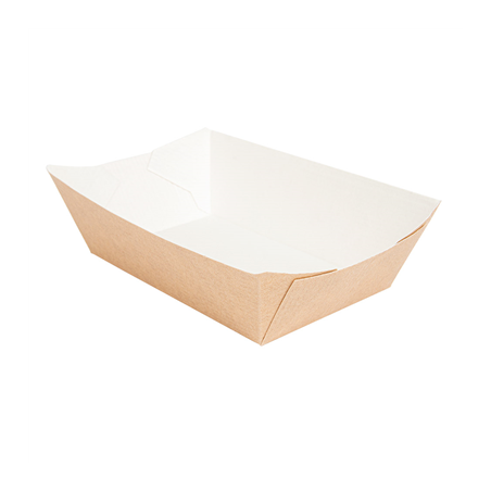 Image BARQUETTES 'THEPACK' 180 G 220 G/M2 9,2x5,3x3,4 CM NATUREL CARTON ONDULÉ NANO-MICRO (2000 UNITÉ) #1