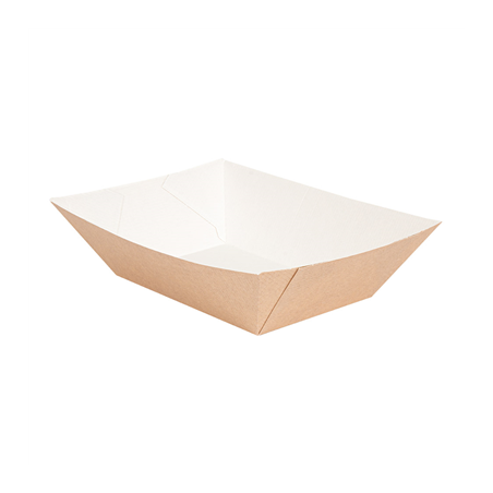 Image BARQUETTES 'THEPACK' 1200 G 220 G/M2 11,9x7,9x5,5 CM NATUREL CARTON ONDULÉ NANO-MICRO (1000 UNITÉ) #1