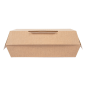 BOÎTES "LUNCH BOX" 'THEPACK' 220 G/M2 19,5x11,5x6,5 CM NATUREL CARTON ONDULÉ NANO-MICRO (300 UNITÉ) Image BOÎTES "LUNCH BOX" 'THEPACK' 220 G/M2 19,5x11,5x6,5 CM NATUREL CARTON ONDULÉ NANO-MICRO (300 UNITÉ) #2